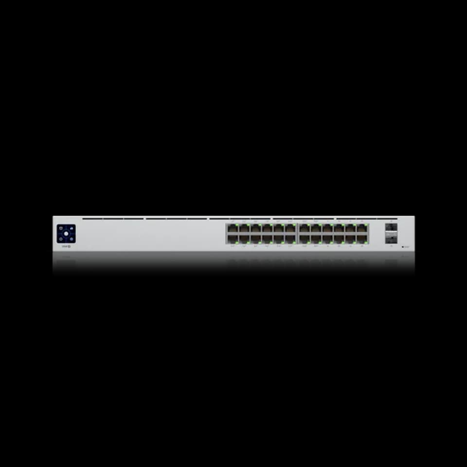 UniFi Switch 24 PoE 網管交換器｜24埠 PoE+供電｜Gigabit網路｜雲端集中管理