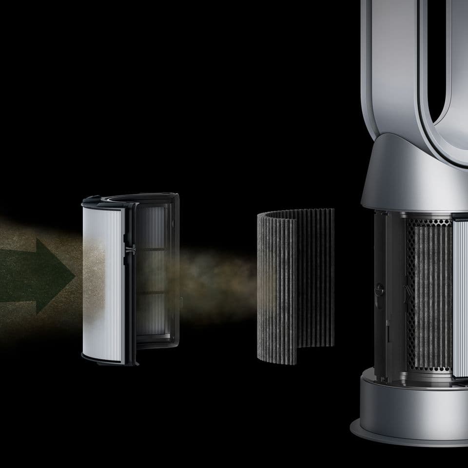 Dyson Purifier Hot+Cool Autoreact三合一涼暖空氣清淨機 HP7A 鎳白色