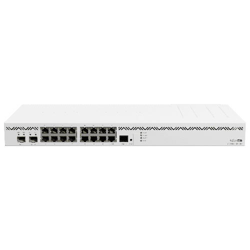 MikroTik CCR2004-16G-2S+ 高效核心路由器 | 16埠千兆 + 2埠10G SFP+ | 雙電源企業級網路設備