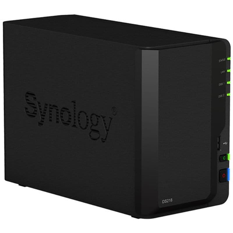 Synology DiskStation DS218 2-Bay NAS Enclosure 網路儲存伺服器
