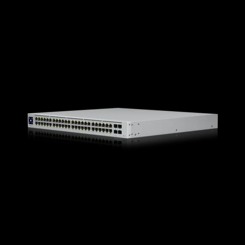 UniFi Switch Pro 48 PoE 交換器 | 48埠 Gigabit PoE+ 網管型交換機 | Ubiquiti 專業高效能交換器