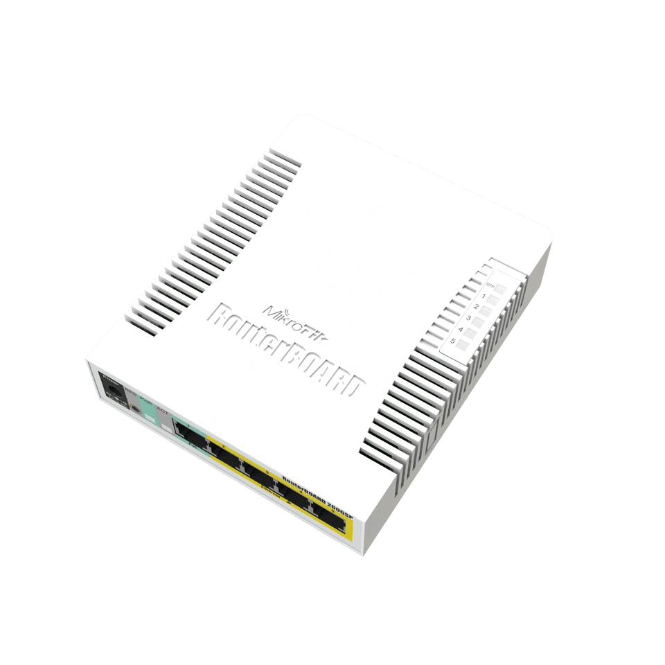 MikroTik CSS106-1G-4P-1S (RB260GSP) 5埠Gigabit PoE+智慧型桌面交換器