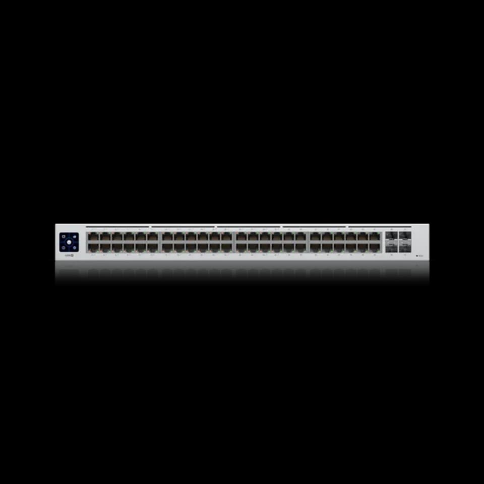 UniFi Switch 48 PoE 高效能48埠乙太網路交換器 | 500W供電 | Layer 2管理型交換器 | Ubiquiti企業級網路核心設備