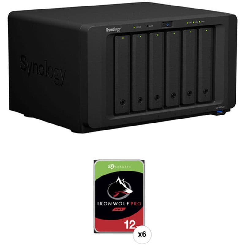 72TB (6 x 12 TB) | Seagate IronWolf Pro