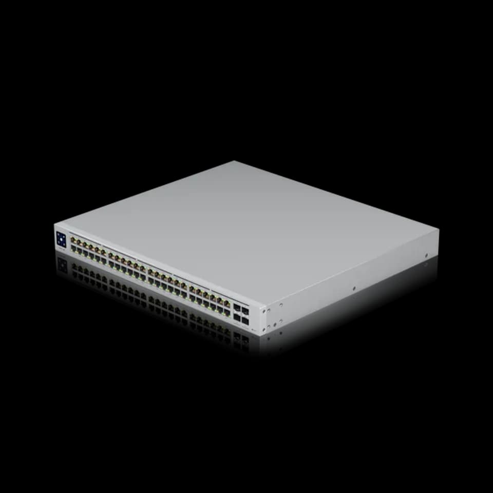 UniFi Switch Pro 48 PoE 交換器 | 48埠 Gigabit PoE+ 網管型交換機 | Ubiquiti 專業高效能交換器