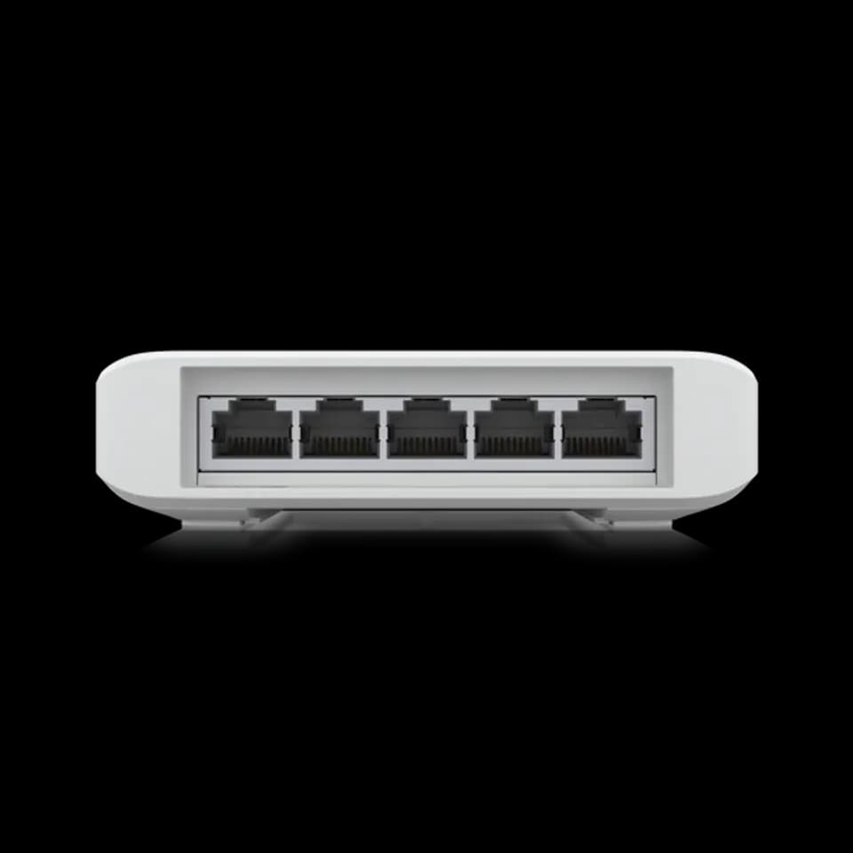 UniFi Switch Flex 交換器 | 5埠 Gigabit PoE 網管型交換機 | Ubiquiti 室內外靈活安裝交換器