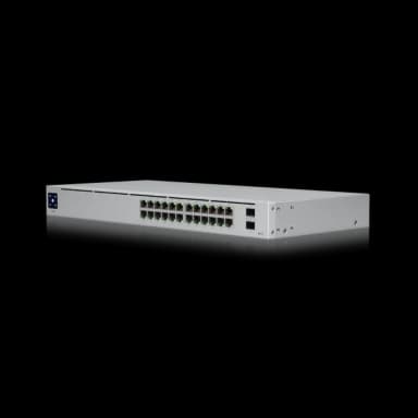 UniFi Switch 24 PoE 網管交換器｜24埠 PoE+供電｜Gigabit網路｜雲端集中管理