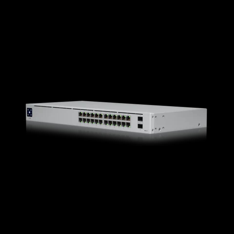 UniFi Switch 24 PoE 網管交換器｜24埠 PoE+供電｜Gigabit網路｜雲端集中管理