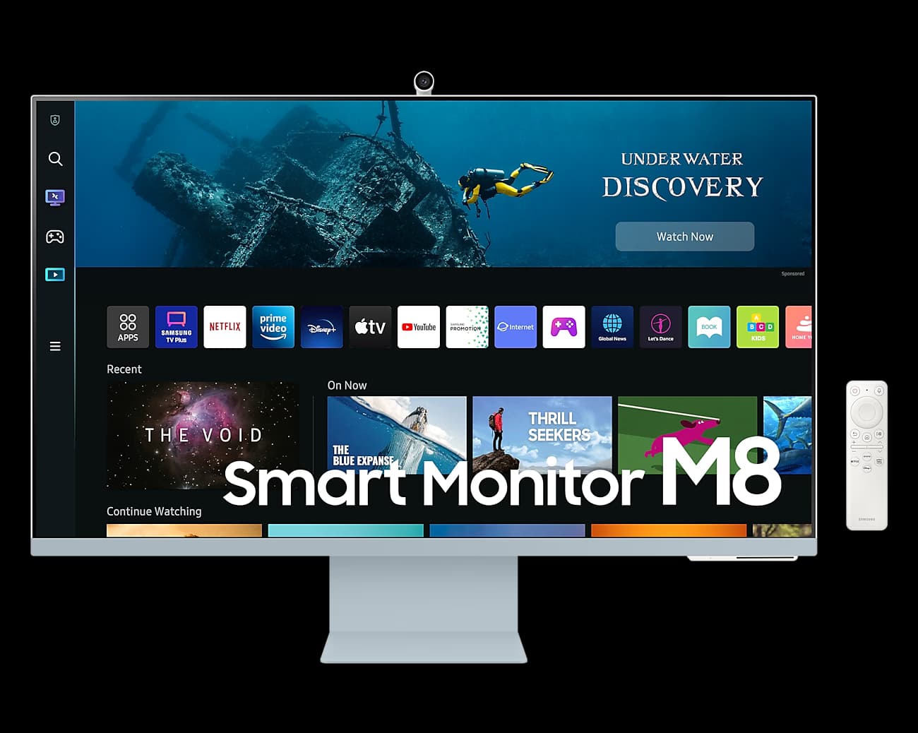 SAMSUNG 三星 M8 32吋 4K HDR淨藍光智慧聯網螢幕