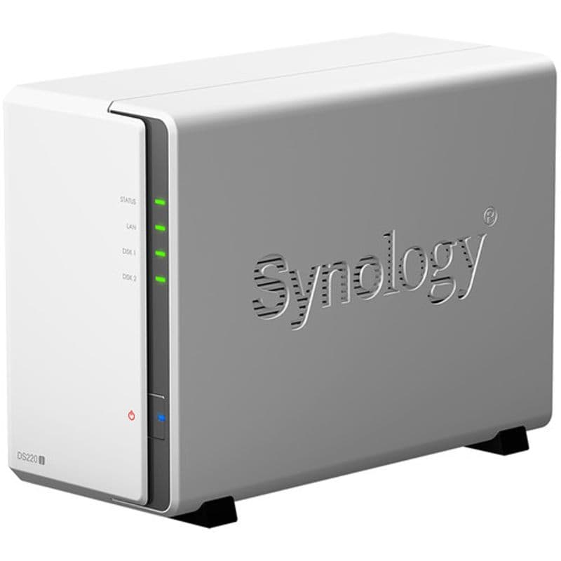 Synology DiskStation DS220j 2-Bay NAS Enclosure 網路儲存伺服器