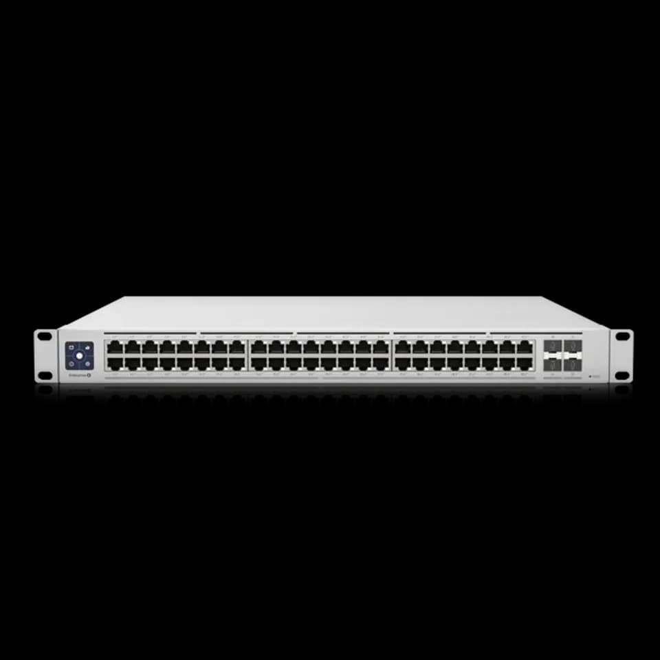 UniFi Switch Enterprise 48 PoE 高效能48埠乙太網路交換器 | Ubiquiti Layer3 網管PoE+交換機