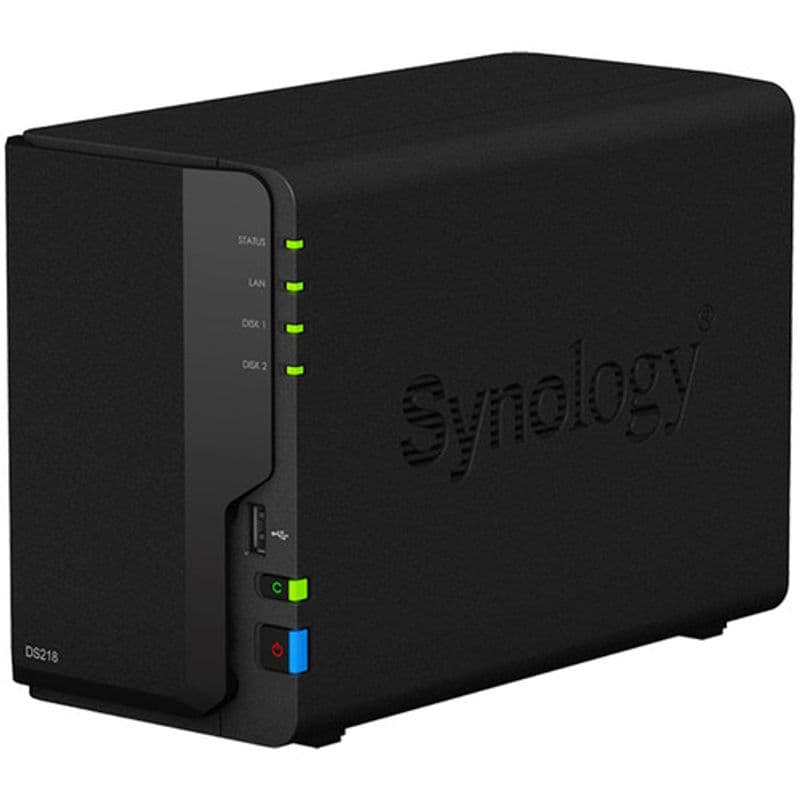 Synology DiskStation DS218 2-Bay NAS Enclosure 網路儲存伺服器