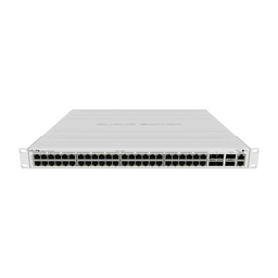 MikroTik CRS354-48P-4S+2Q+RM 48埠PoE+機架型高速智慧網管交換器