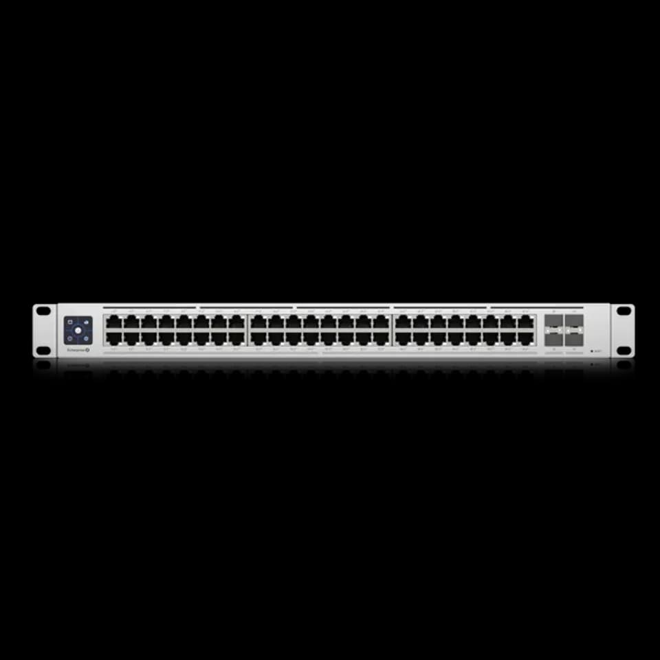 UniFi Switch Enterprise 48 PoE 高效能48埠乙太網路交換器 | Ubiquiti Layer3 網管PoE+交換機