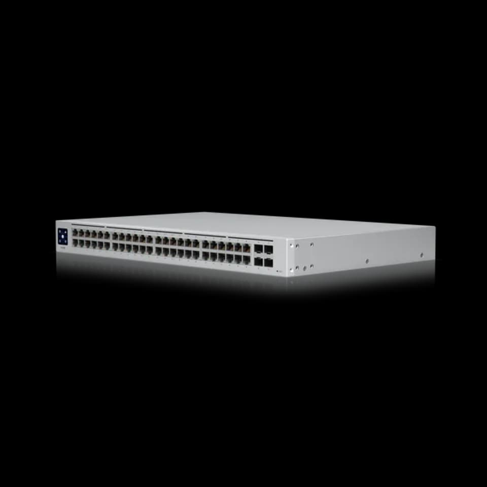 UniFi Switch 48 PoE 高效能48埠乙太網路交換器 | 500W供電 | Layer 2管理型交換器 | Ubiquiti企業級網路核心設備