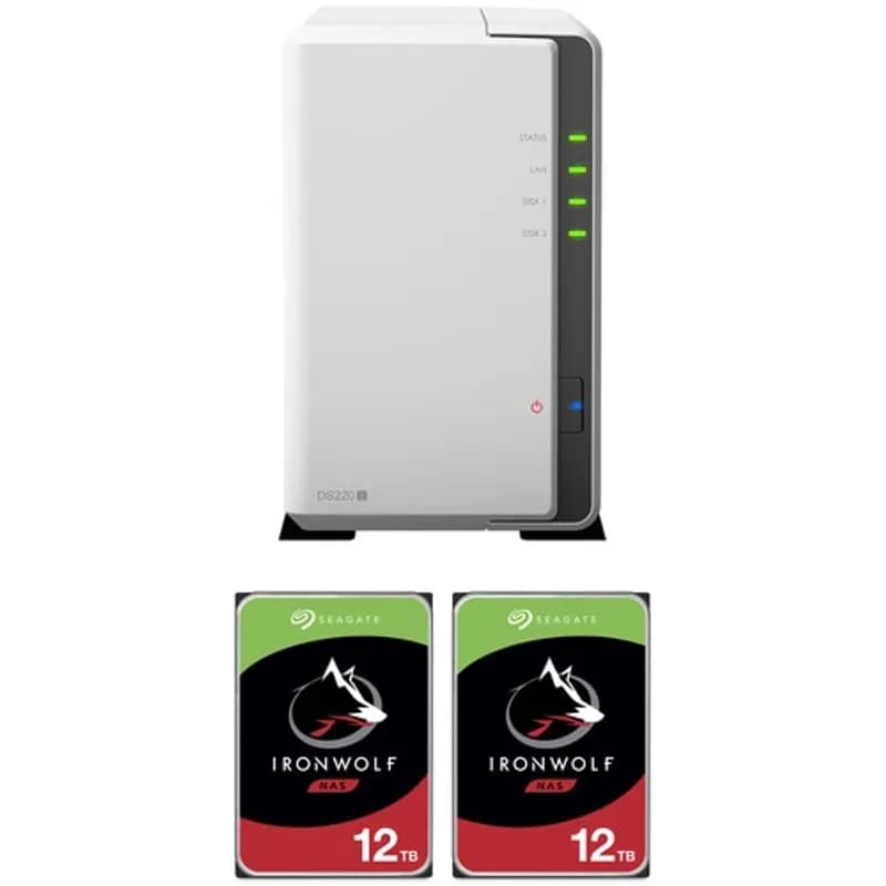 24TB(2 x 12TB) Seagate IronWolf