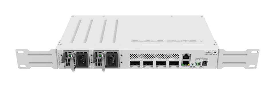 MikroTik CRS504-4XQ-IN 4埠100G QSFP28 高速資料中心核心交換器