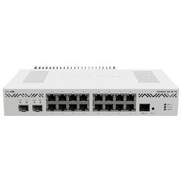 MikroTik CCR2004-16G-2S+PC 高效能企業級路由器 | 16埠Gigabit + 2埠10G SFP+ | ARM64處理器 | 雙電源 | 專業ISP與企業核心交換機