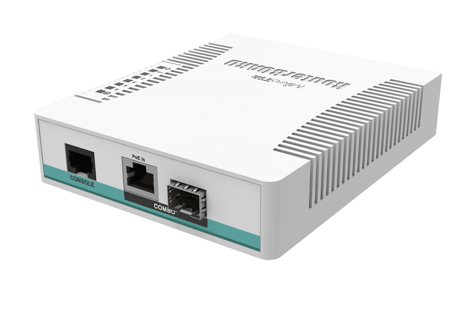 MikroTik CRS106-1C-5S 桌面型6埠Gigabit智慧型光纖交換器