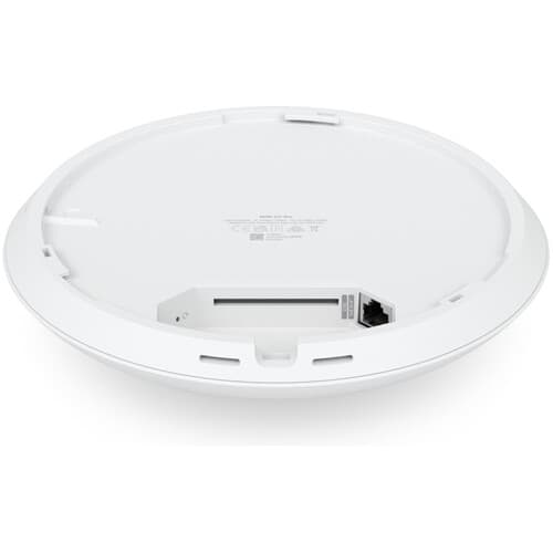Ubiquiti UniFi U7 Pro WiFi 7 AP 背面 - PoE 供電, 壁掛安裝