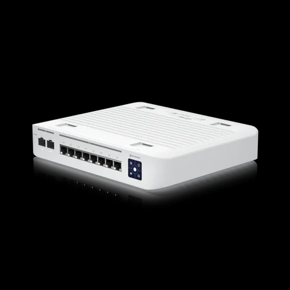 UniFi Switch Enterprise 8 PoE 專業級網管交換器｜8埠 PoE+｜2埠10G SFP+上行｜雲端集中管理