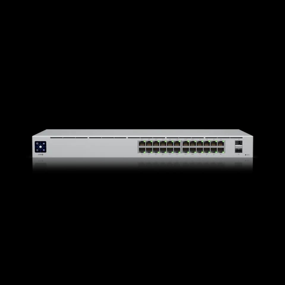 UniFi Switch 24 PoE 網管交換器｜24埠 PoE+供電｜Gigabit網路｜雲端集中管理