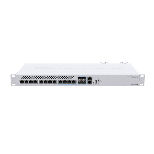 MikroTik CRS312-4C+8XG-RM 高效能雲端智慧交換器 | 8埠10G + 4埠Combo | 機架式管理型Switch