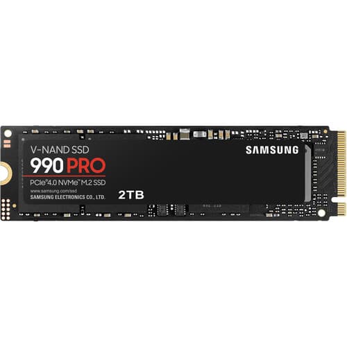  Samsung 990 Pro 2TB NVMe PCIe 4.0 SSD | 超高速 M.2 固態硬碟 | 遊戲與創作者專用 