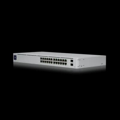 UniFi Switch 24 PoE 網管交換器｜24埠 PoE+供電｜Gigabit網路｜雲端集中管理