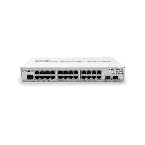 MikroTik CSS326-24G-2S+RM 24埠Gigabit機架型智慧型管理交換器