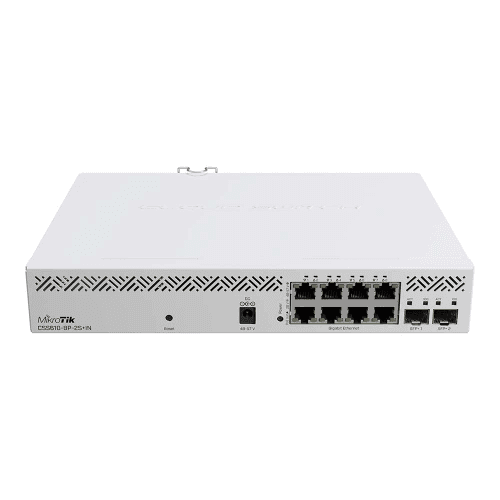 MikroTik CSS610-8P-2S+IN 8埠Gigabit PoE+桌面型智慧管理交換器