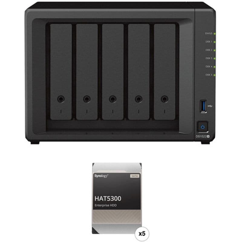 HAT5300 硬碟 80TB(5 x 12TB)