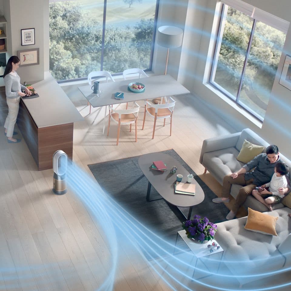 Dyson Purifier Hot+Cool Formaldehyde HP09 三合一甲醛偵測涼暖空氣清淨機 白金色