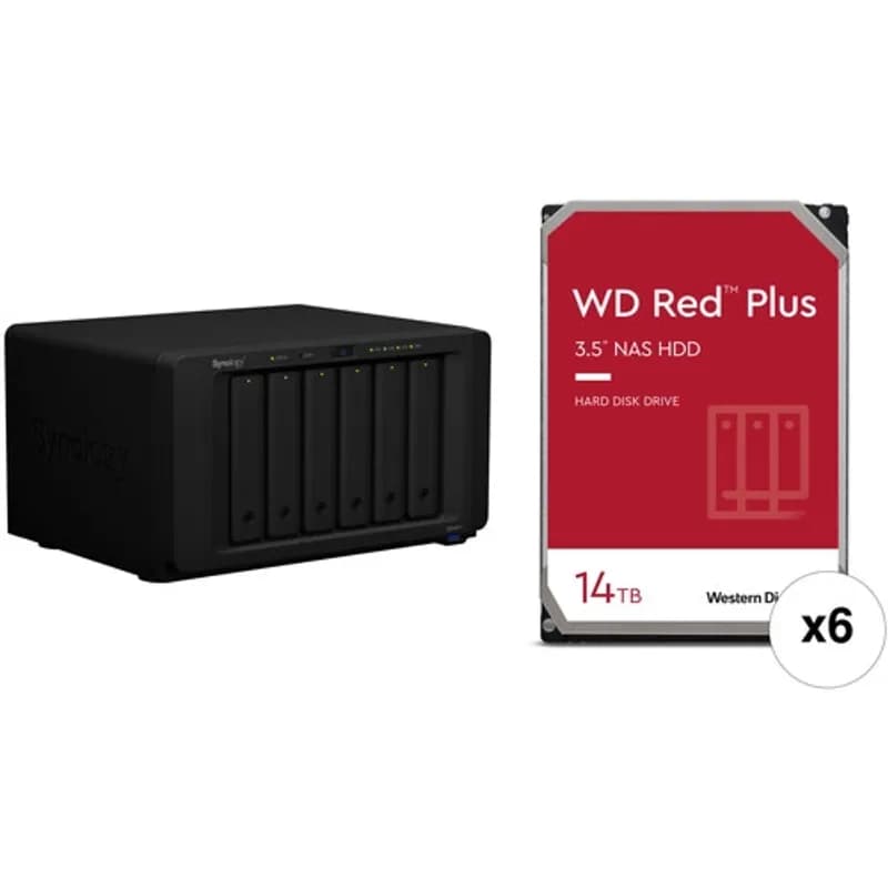 84TB (6 x 14TB) 硬碟 | WD Red Plus