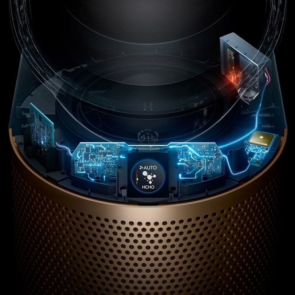 Dyson Purifier Hot+Cool Formaldehyde HP09 三合一甲醛偵測涼暖空氣清淨機 白金色